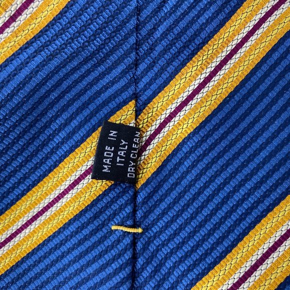 IKE BEHAR New York Diagonal Stripe Silk Tie - Picture 13 of 16